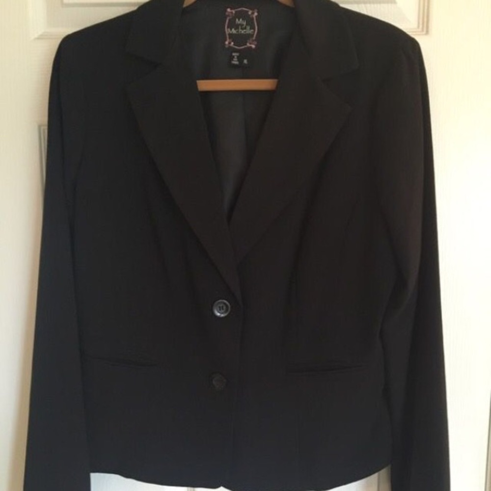 Women's black dress blazer